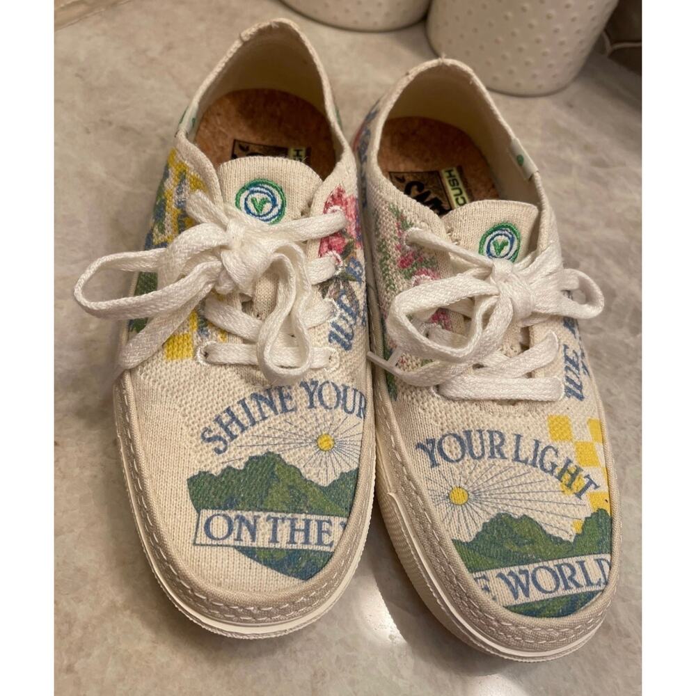 Vans circle vee Eco Theory shoes 7-1/2 NEW